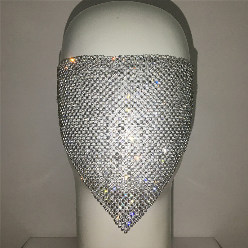 Personnalité Accessoires Tendance Masque de Strass