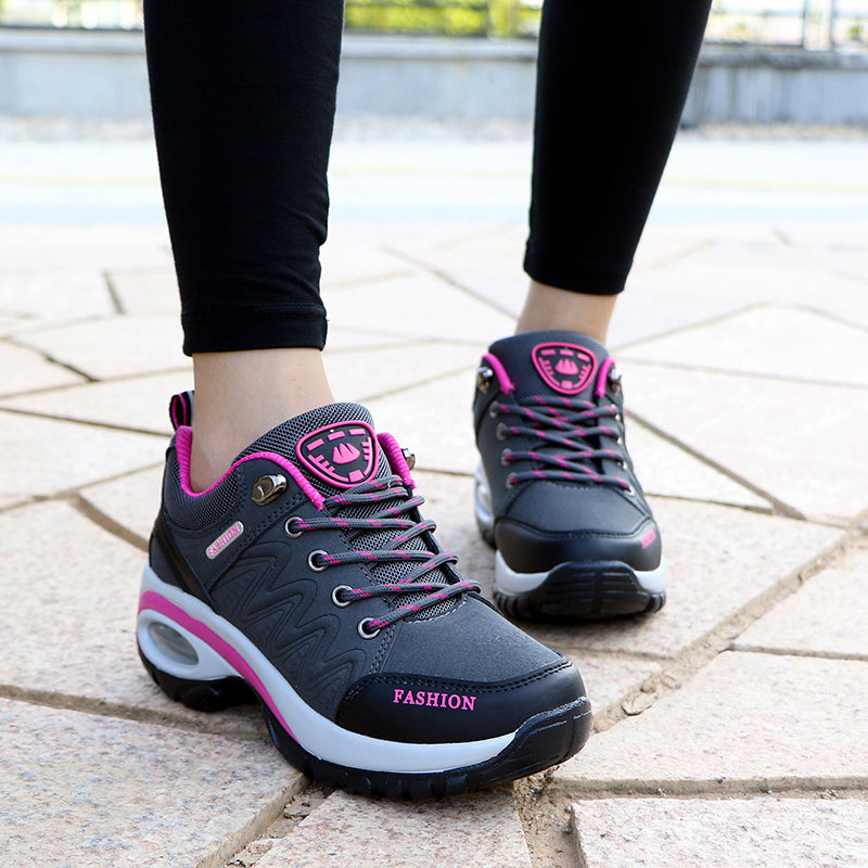 Automne Hiver Femmes Sneakers Air Coussin Design Platform Chaussures