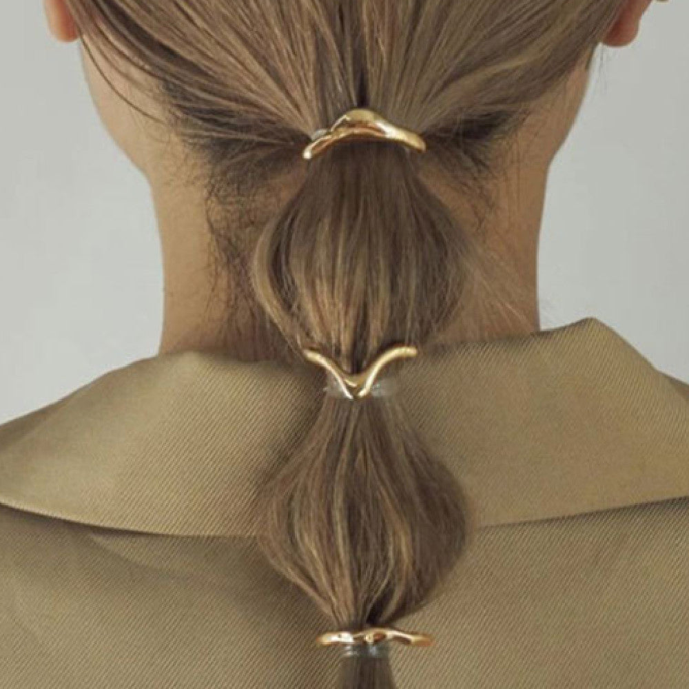 Metal Retro Hairpin Ponytail Clip Femme