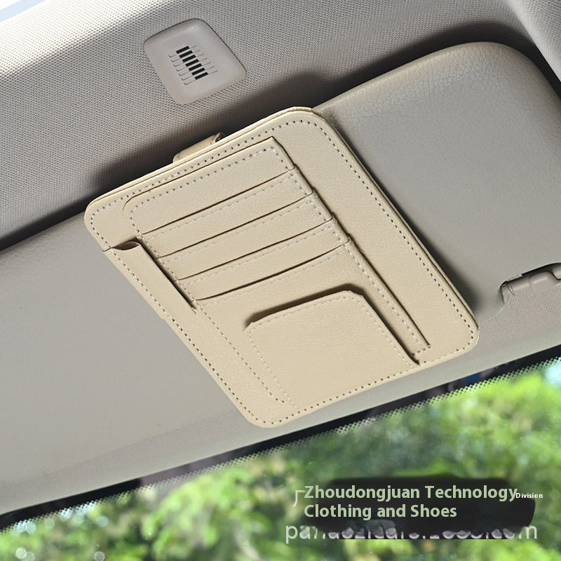 Voiture multifonction Automobile Sun Louver Clip de stockage