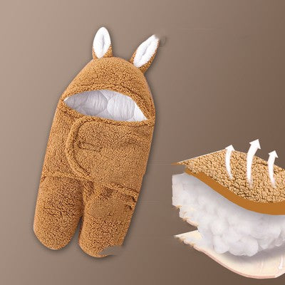 Bébé tenir le nouveau-né épaississant Wrap Swadle sac de couchage