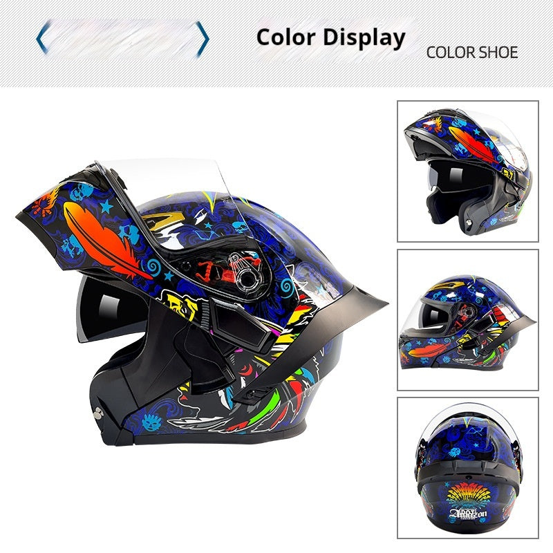 Personnalisé Big Tail Knight Sécurité Quatre saisons Casque universel