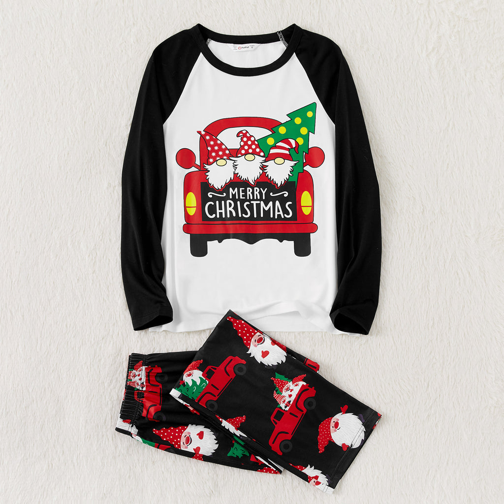 European And American Autumn Parent-child Wear Loose Casual Printing Couleur Matching Round