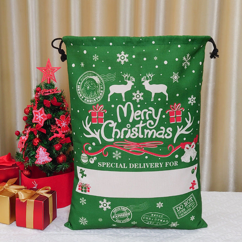 Sac en toile de Noël
