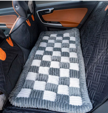 Tapis de voiture en peluche de coussin épais