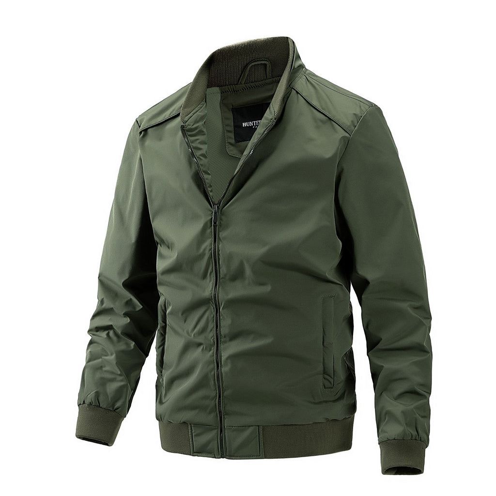 Stand Collar Veste Homme d'affaires Casual mince veste de baseball tendance commerce extérieur hommes