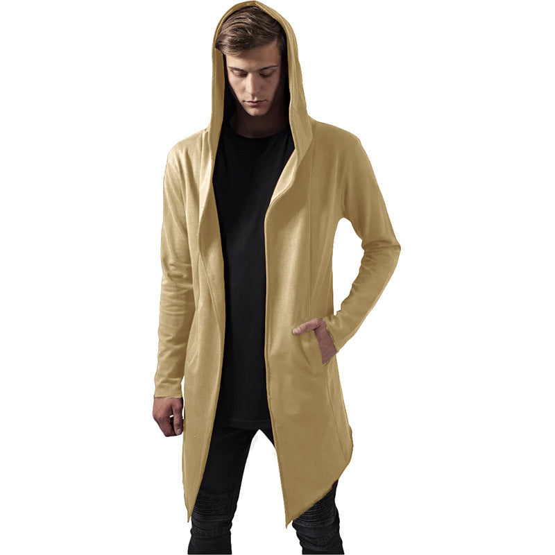 Chandail mi-long Cardigan Zipper Manteau pour hommes