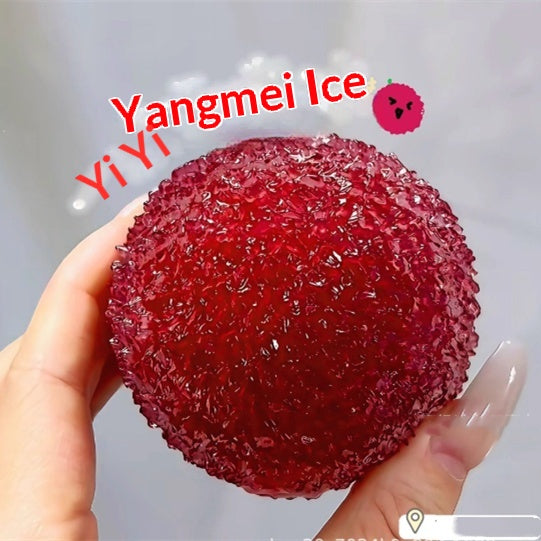 Simulation Bayberry Squishy Maltose jouet anti-stress avec surface texturée et lent-rebou