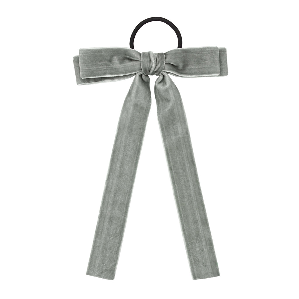 Velvet Bandeau Rubber Band Girl Bow Ribbon Cheval