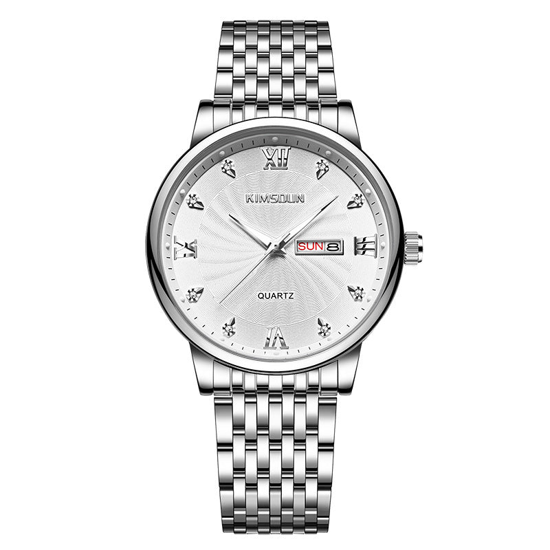 Calendrier Imperméable Montre Quartz pour hommes