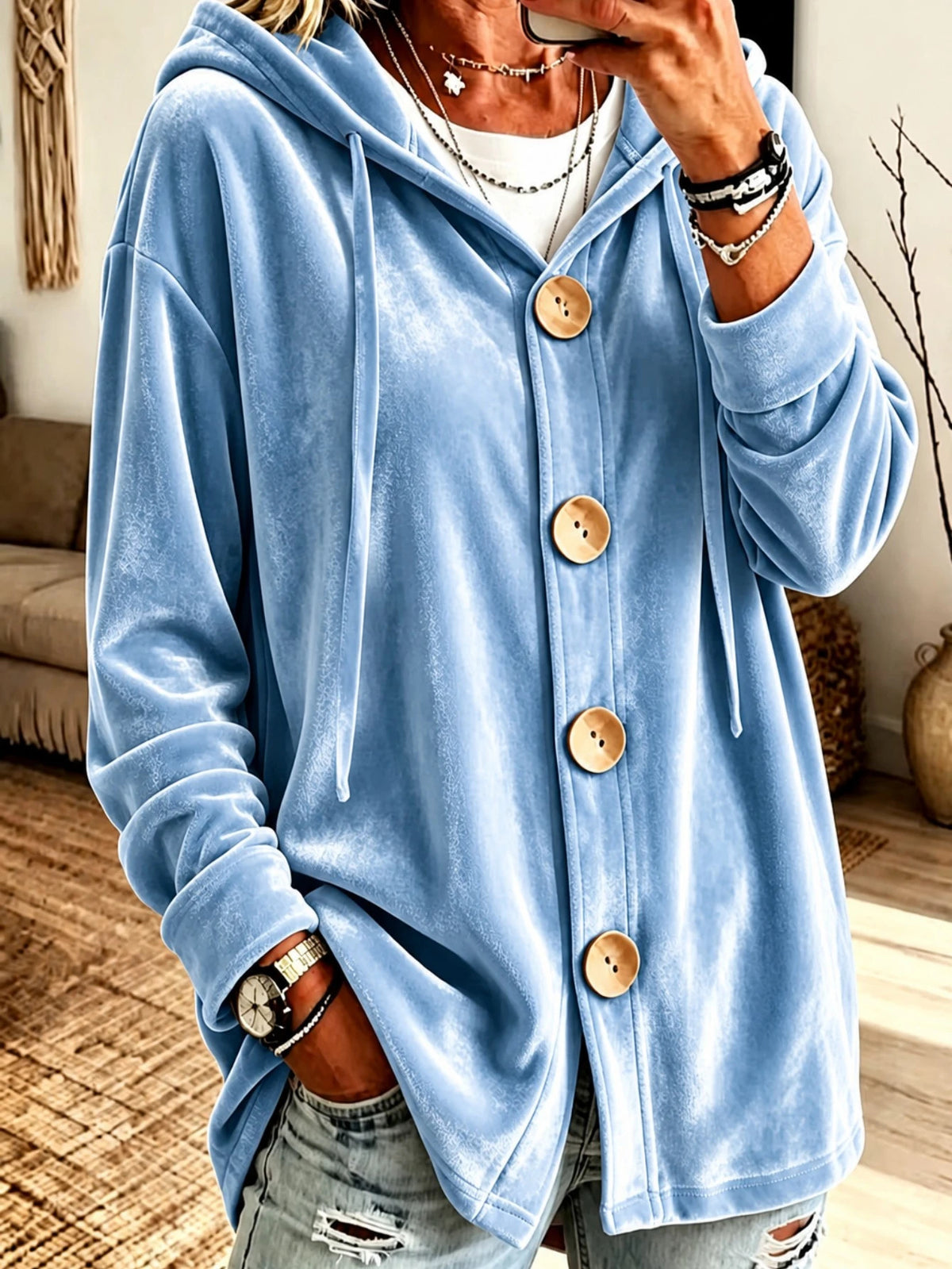 Polyester blouse