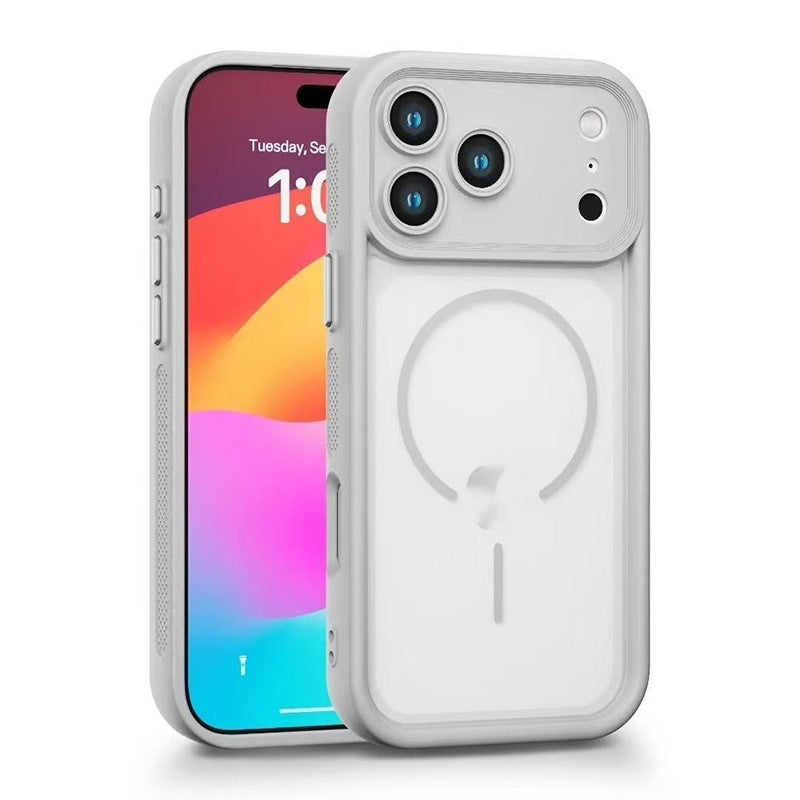 Convient pour 17 cas de téléphone gelé magnétique peau absorbante housse souple