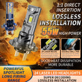 Plug Et Jouer H7 Voiture phare LED H4 Ampoule LED 9005 Universal Auto