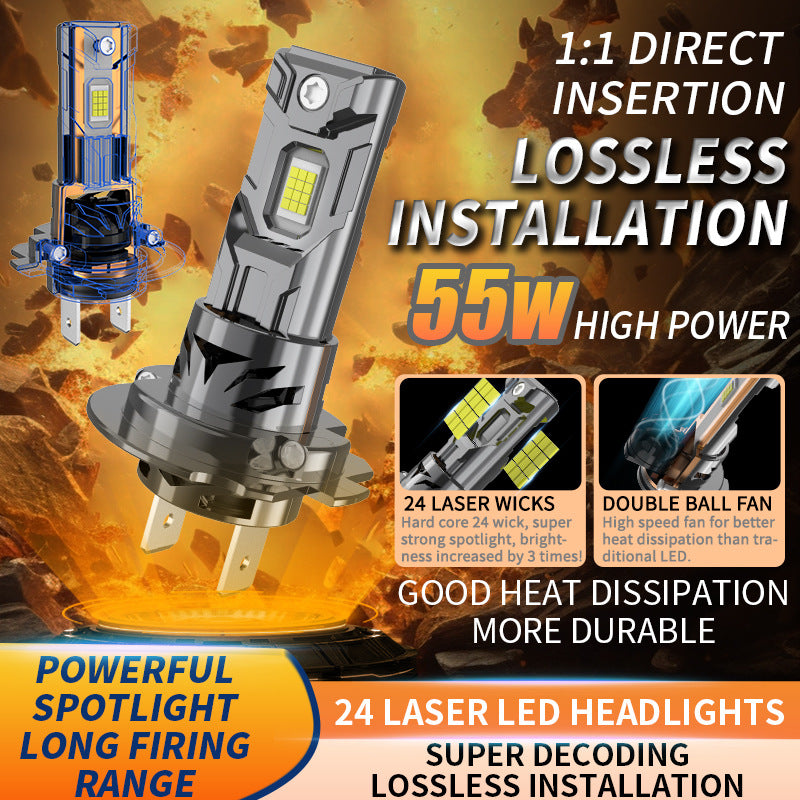 Plug Et Jouer H7 Voiture phare LED H4 Ampoule LED 9005 Universal Auto