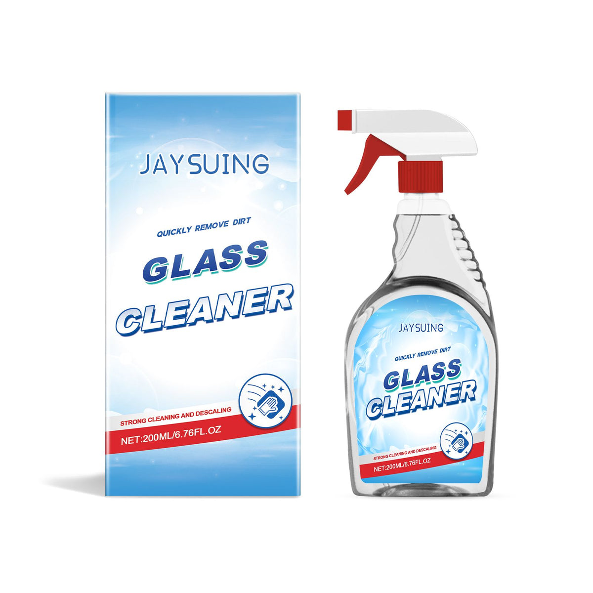 JAYSUING Vaporisateur nettoyant pour verre
