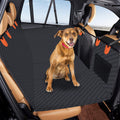 Housse de siège arrière pour voiture de chien avec fermeture à glissière Mesh Sacs de rangement étanche 600D Oxford