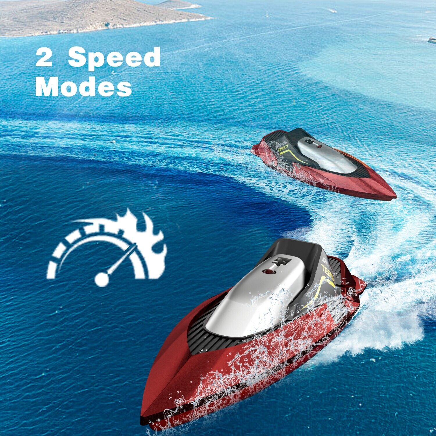 4DRC S5 Bateau RC rapide pour piscines et lacs