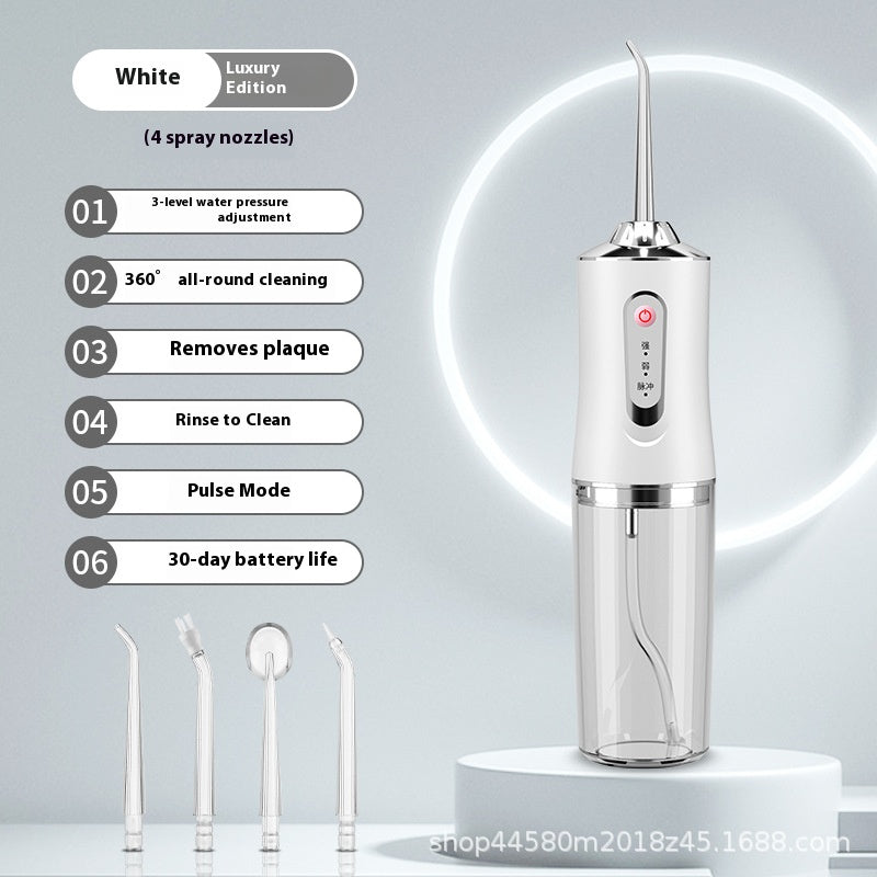 Broyeur d'eau électrique Broyeur d'eau domestique portable Broyeur de dents Nettoyant Irrigateur oral Denta