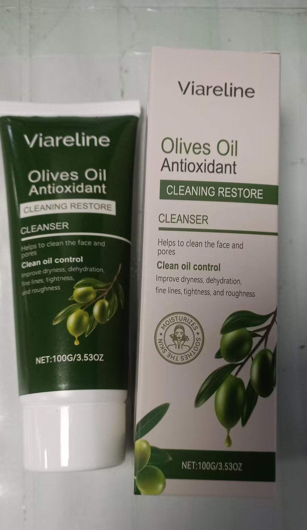 VIARELINE Nettoyeur du visage à l'huile d'olive