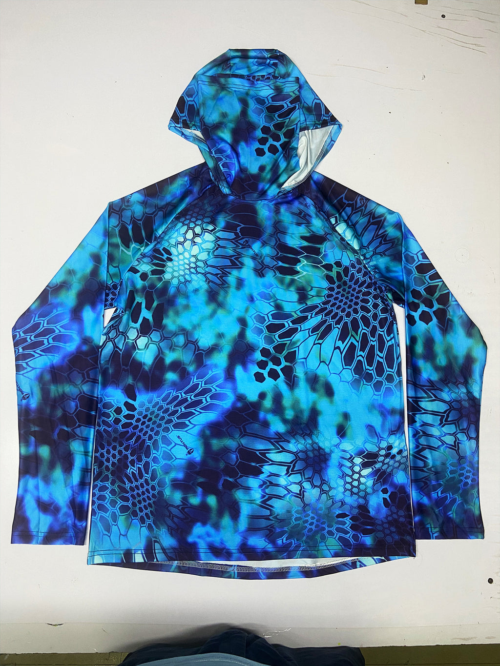Pêche Hoodie voile chemise Surf couverture visage cou été hommes longue manches chasse Jersey