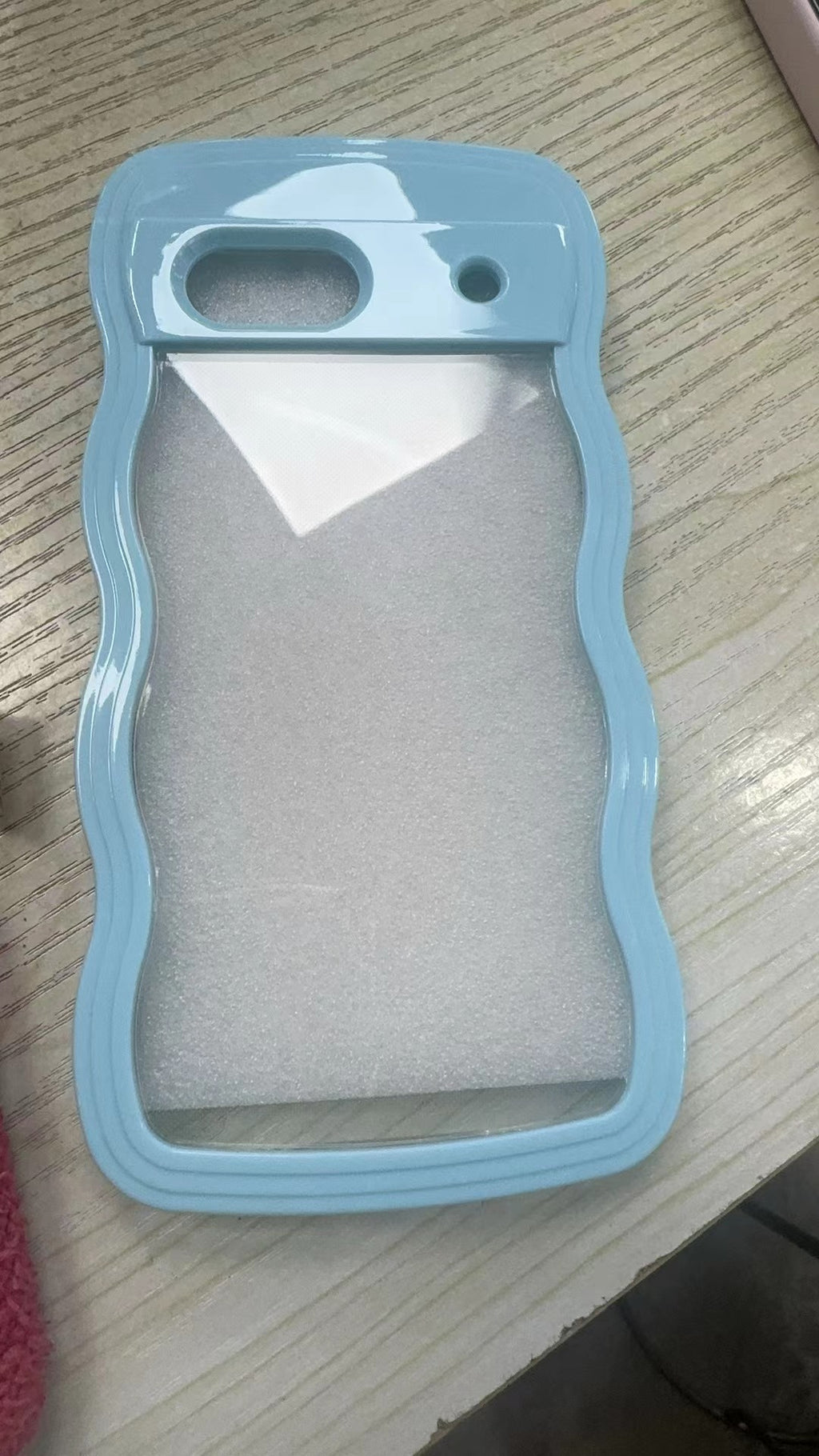 Deux-en-un Wave Shell Transparent Téléphone portable PC Couleur Hem