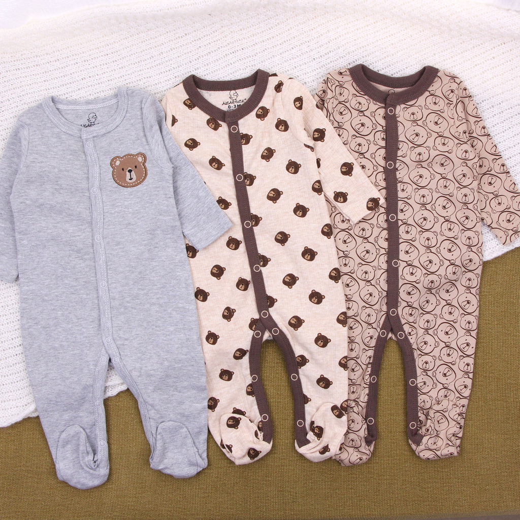 Four-saison Cotton Onesie avec manches longues pour bébé bébé Romper et vêtements de nuit