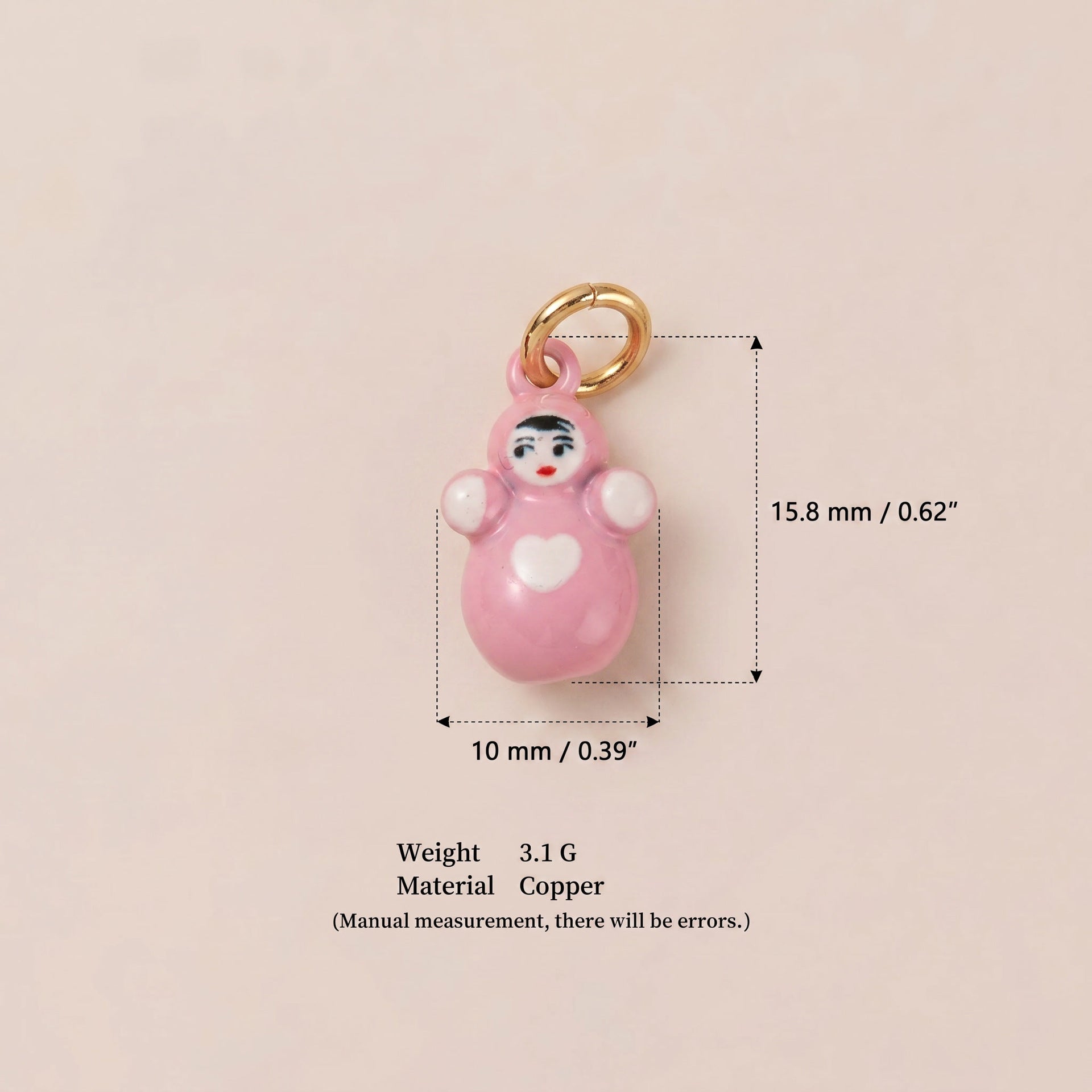 European and American-style Little Doll Pendentif mignon et polyvalent