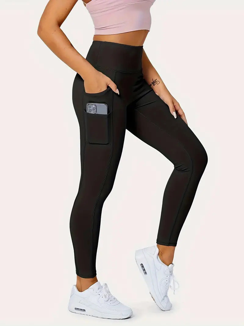 Pantalon de yoga de poche double-sid Amazon Aliexpress Sports européens et américains à haute portée