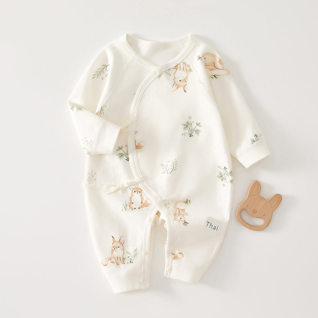 Nouveau-né Cotton Monk Suit Mois Nouveau-né Bébé Onesie