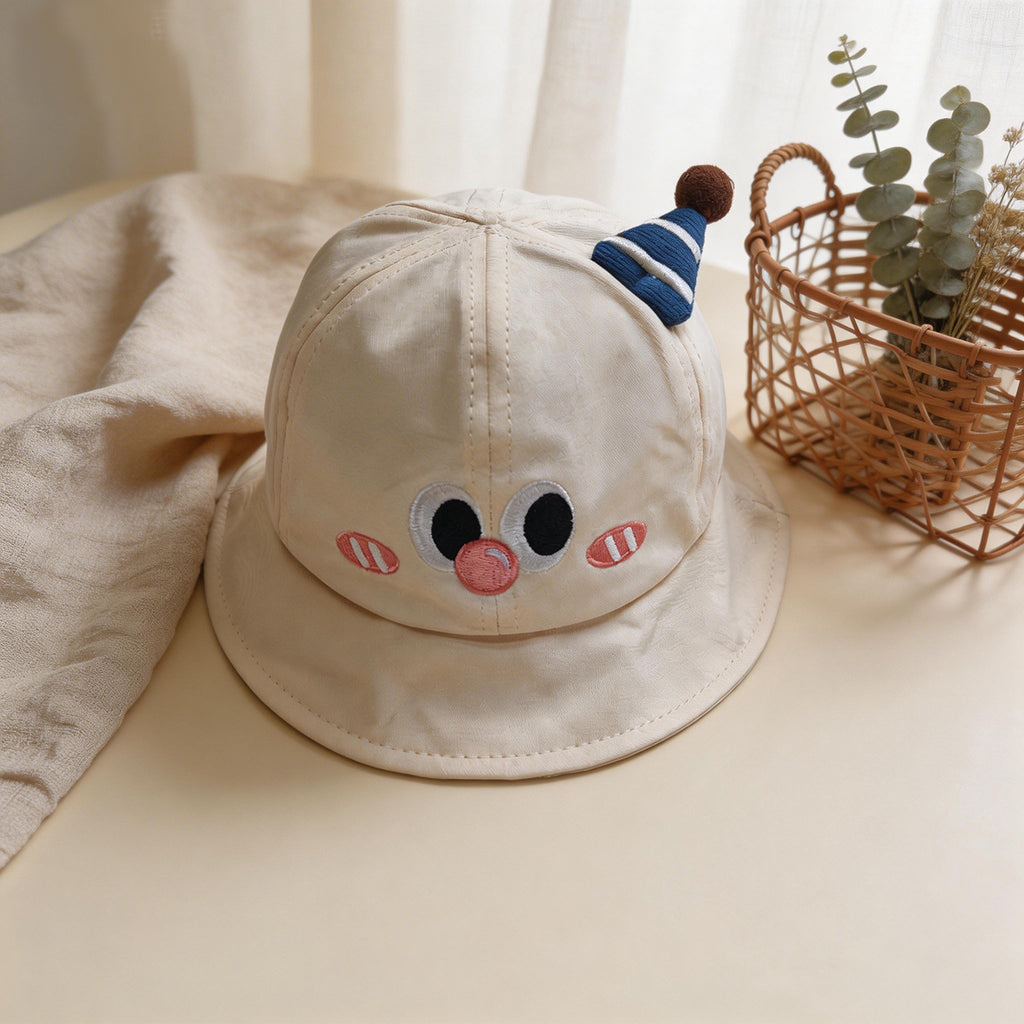 Décoration de Chapeau de fête brodé pour enfants dessin animé en couleur unie - Mignon et S