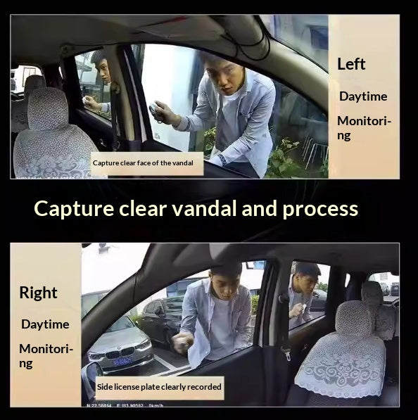 Panoramique Dash Cam Plug-and-Play Night Vision 4-Camera Reversing View
