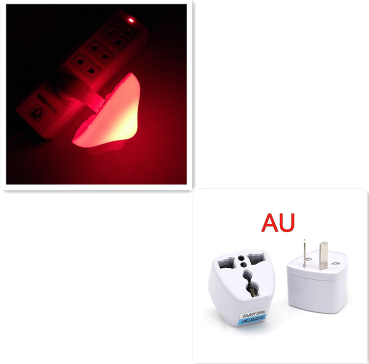 LED Night Light Mushroom Wall Socket Lampe EU US Plug Warm White Light-control Capteur Bedro