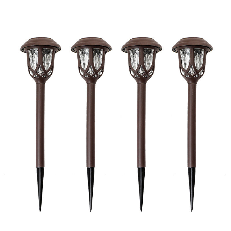 Lampe de jardin de pelouse solaire extérieure LED lumière décorative