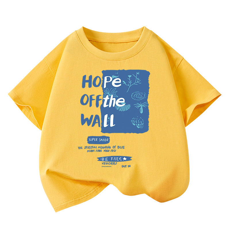 T-shirt en coton à manches courtes pour garçons