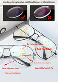 Lunettes de lecture multifocales photochromiques haute définition