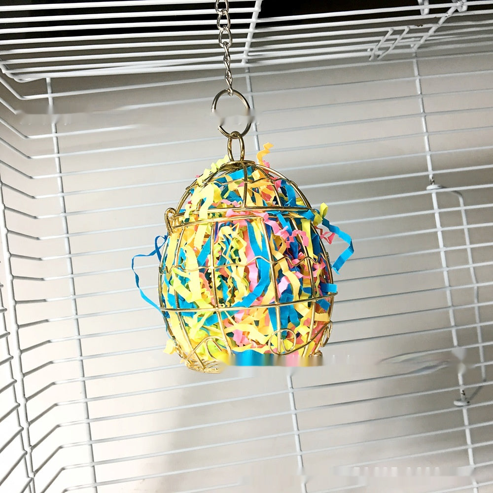 Jouet de perroquet Bird Bite Rabbit alimentant l'eau Alimentation Jouet brossé