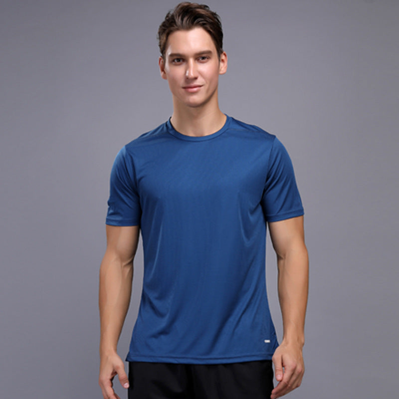T-shirt de fitness sport occasionnel manches courtes