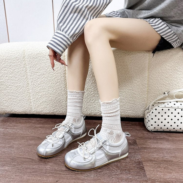 Mary Jane Chaussures Lazy Single Shoe Soft Sole Non Tirant Pieds Haut Rise Ballet Chaussures d'entraînement