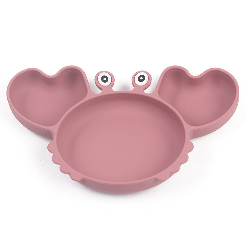 Plaque de coutellerie fractionnée en silicone pour nourrissons