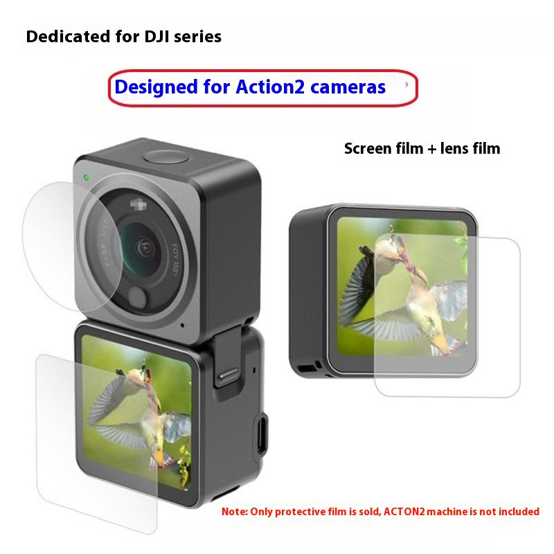 Applicable à Action2 Sports Camera Tempered Film