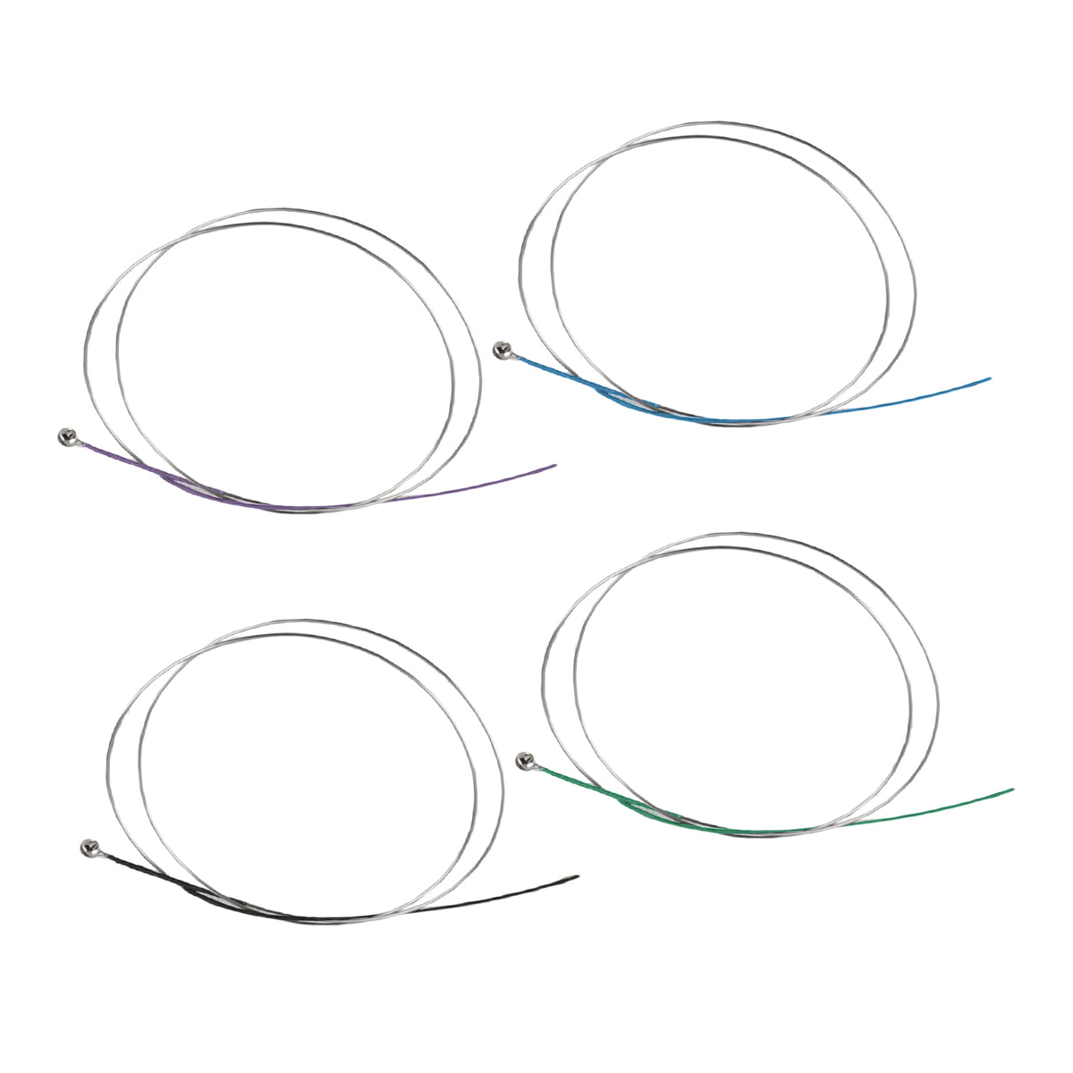 Violin strings 4/4 and 3/4 steel, full set G D A E