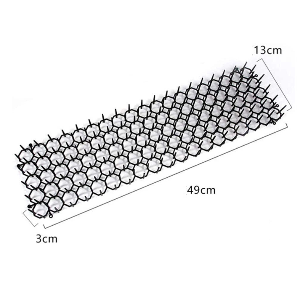 6x Cat Scat Mat Spike Chien Anti-Cat Peste Déterrent Obscurcisseur animal Uk