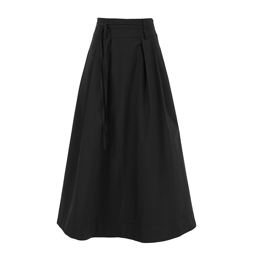 Minimiste taille haute Slimming jupe Midi pour femmes