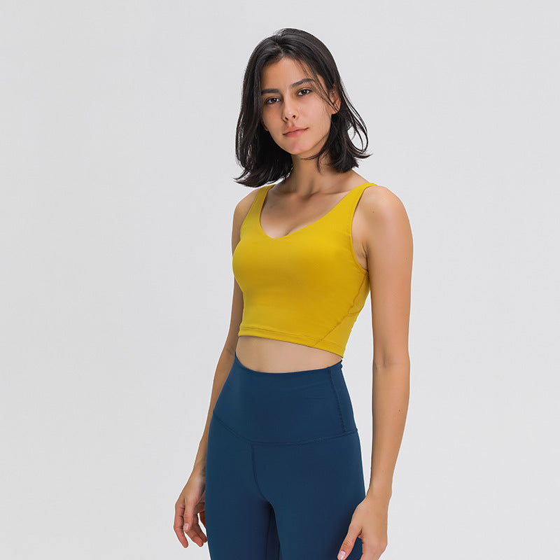 Soutien-gorge de sport de style Vest pour femmes