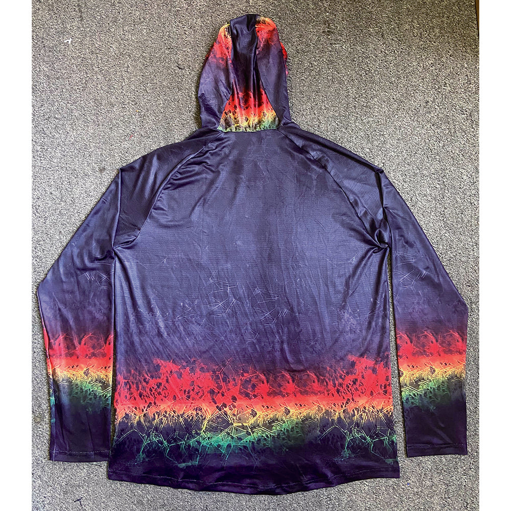 Pêche Hoodie UPF 50 anti UV Sailing Shirt Surf d'été Hommes Long Sleeve Hunting Jersey