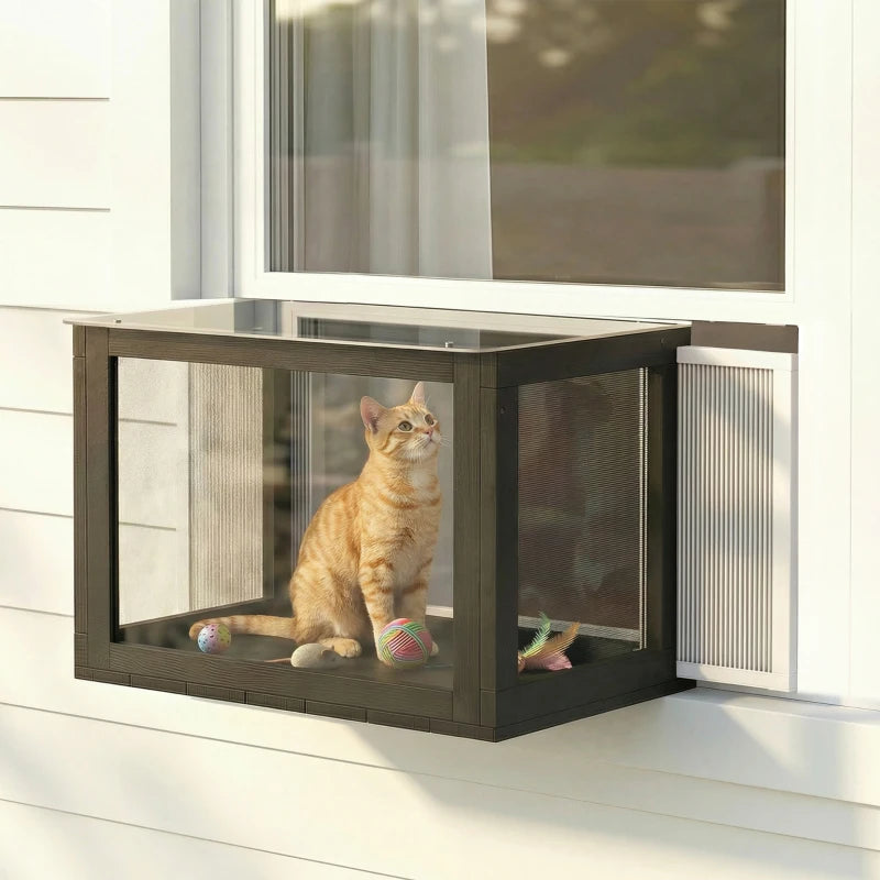Catio Enclosure extérieure de chat25-41Maison extérieure de chat pour bain de soleil