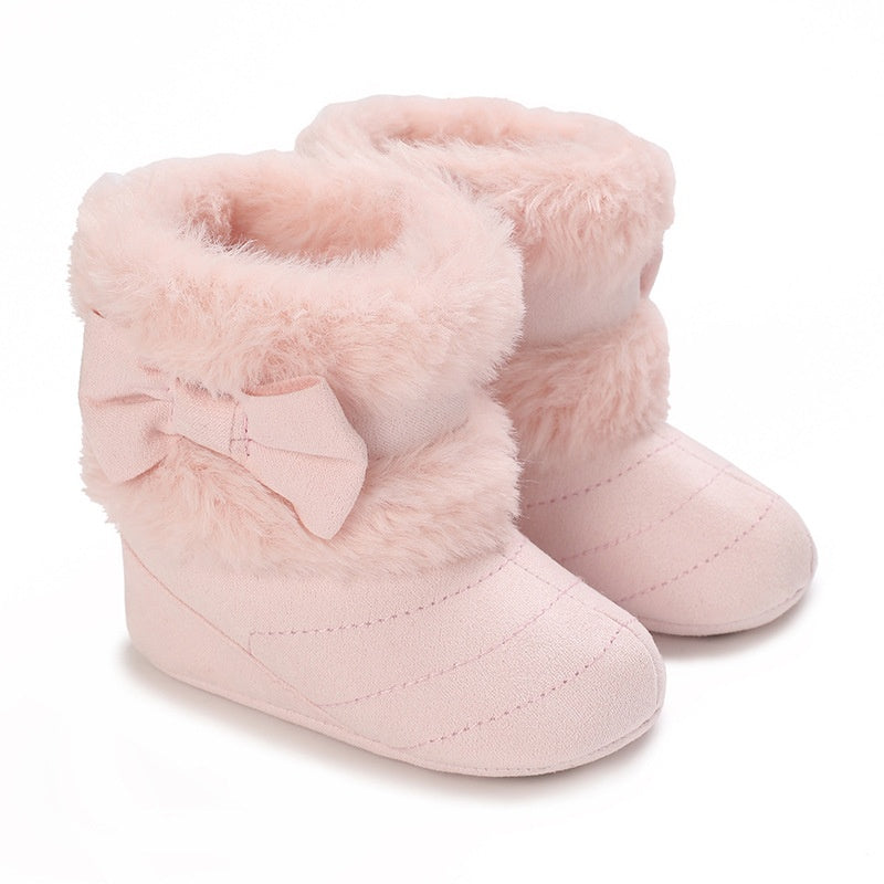Bébé fille Année Chaussures Soft Sole Chaussures Hiver