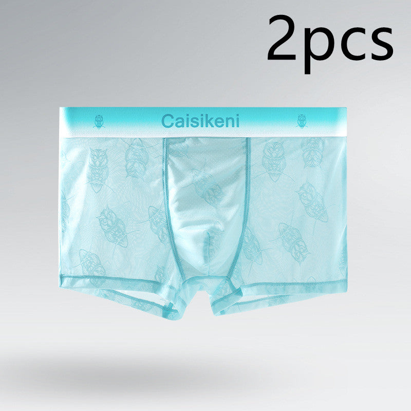 Summer Ice Silk Boxers ultra-mince respirant Mesh