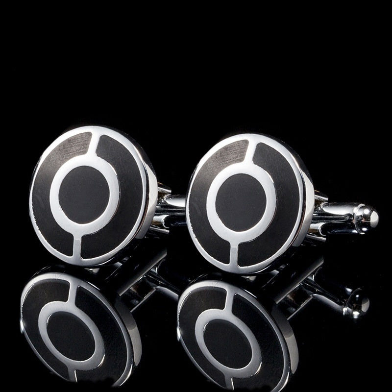 Cufflinks hommes carrés Spot simple Cuff Boutons français