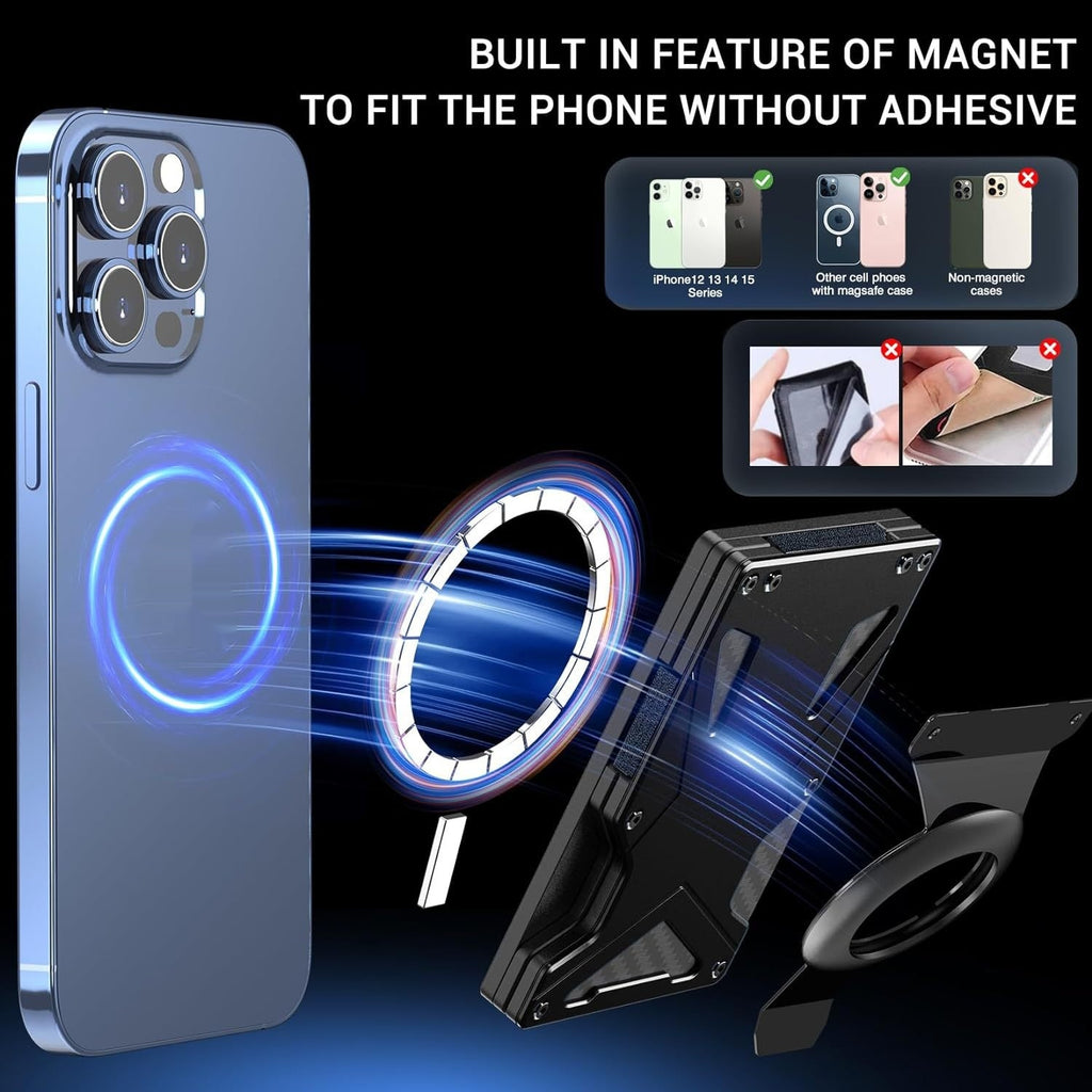 Carte magnétique intégrée en métal Clamp Téléphone mobile Fonction antivol magnétique